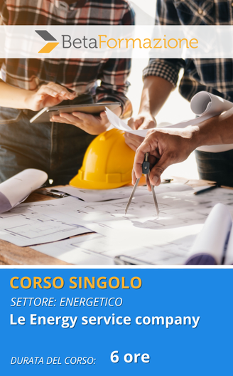 Corso singolo Le energy service company
