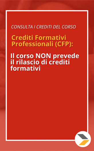 Corso singolo Food and beverage management crediti formativi