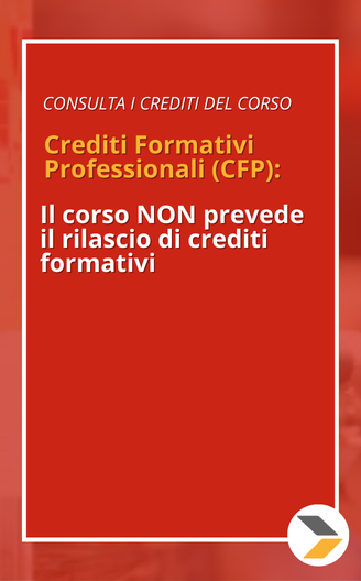 corso singolo Gestione del magazzino crediti formativi