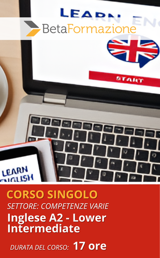 Corso singolo Inglese A2 - Lower Intermediate