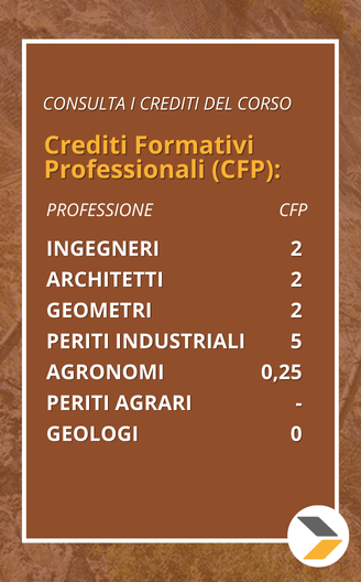 Soluzioni per la protezione dalla caduta massi Crediti formativi