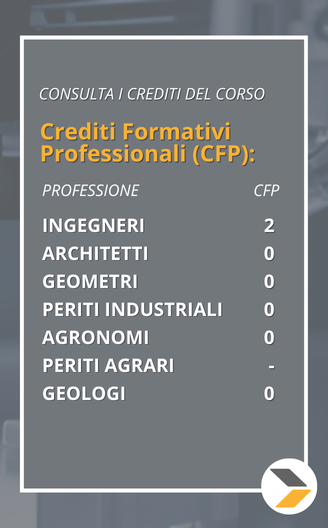 CORSO singolo stampa 3d crediti formativi