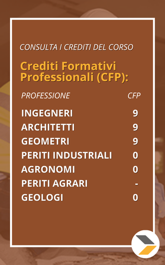 Corso singolo Diagnostica Strutturale - 9 ore crediti formativi